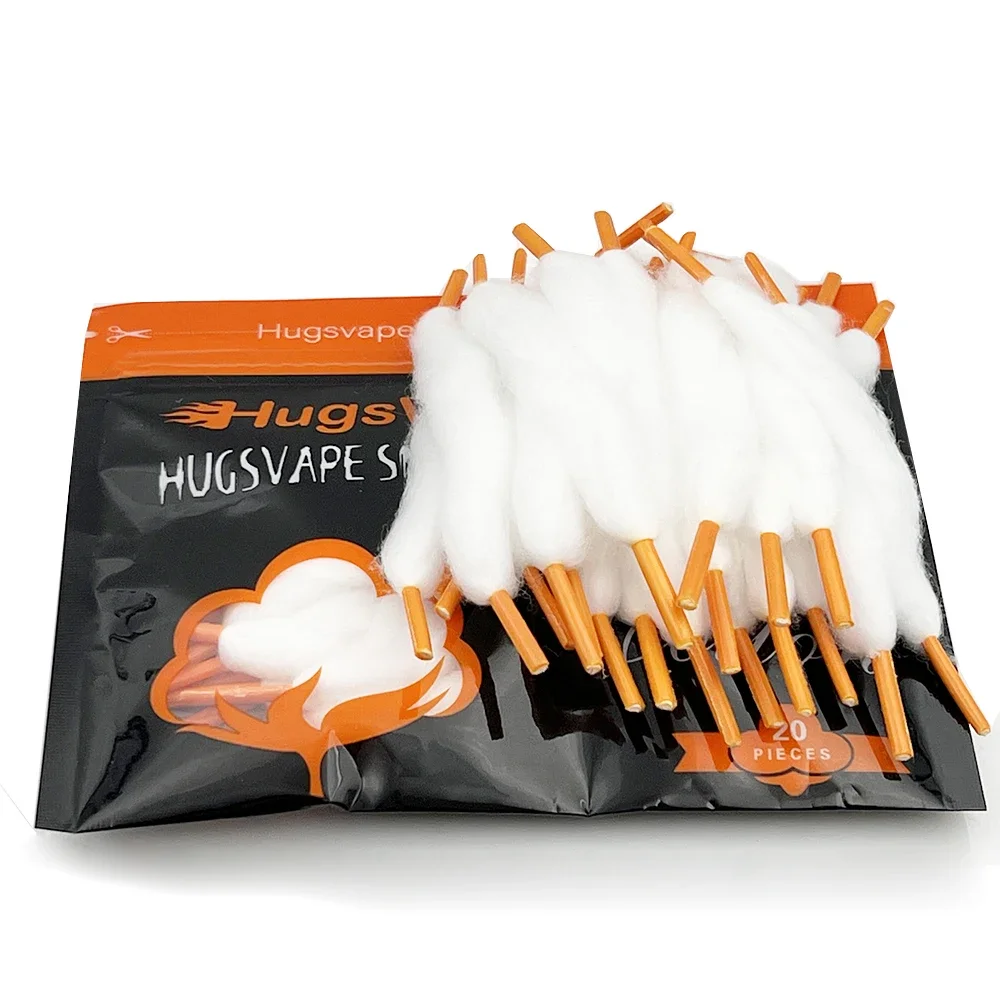 Cotton Wick Organic - Hugos Snow Bio-Baumwolle, vorgeladener Docht für