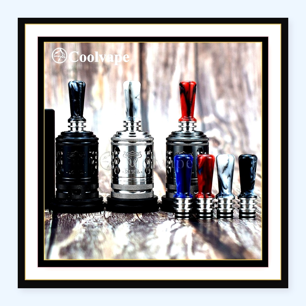 Tauren MTL RTA 510 Drip Tip -  – Drip Tip Resin Bewertung und Preis