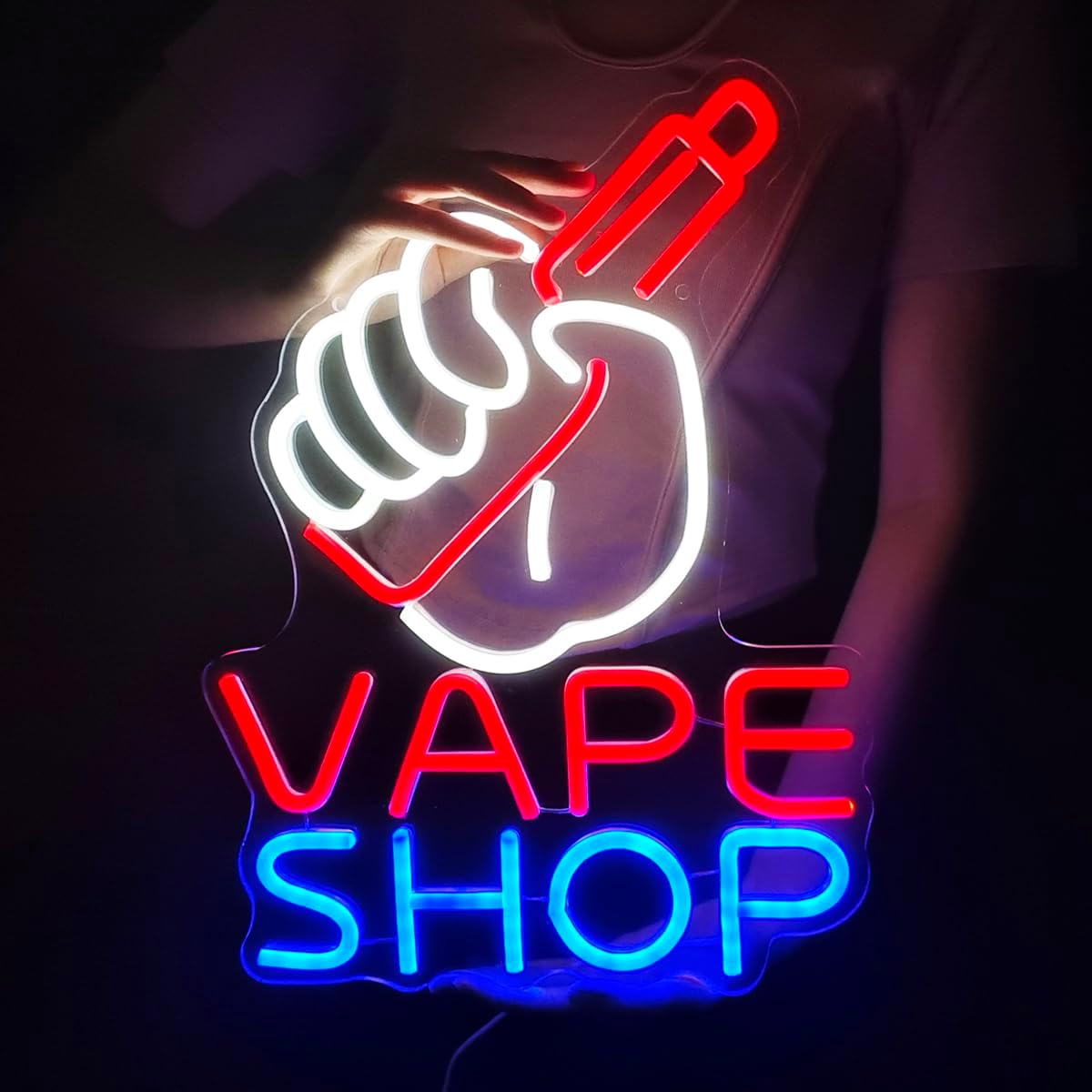 VAPE Shop Neonschild für Rauch – Vaping Store Bewertung und Preis